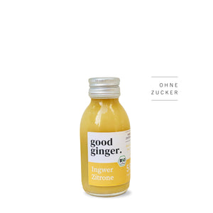 
                  
                    Bio Ingwer Shots Zitrone - 4 Flaschen
                  
                
